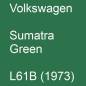 Preview: Volkswagen, Sumatra Green, L61B (1973).